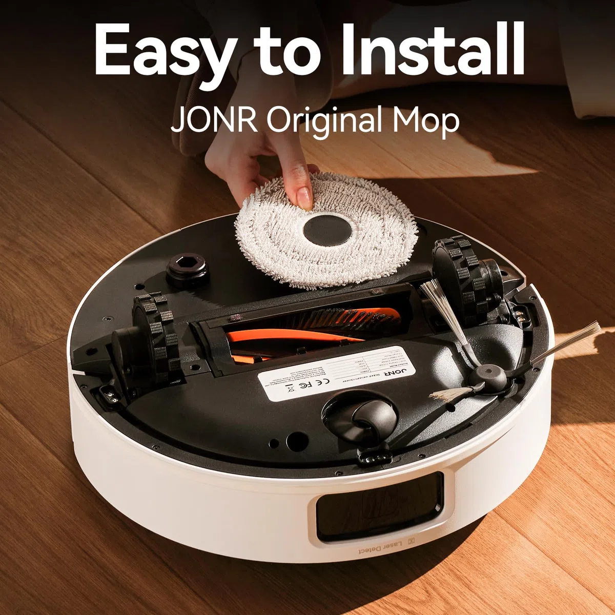 JONR P20 PRO Salviette Accessori, Accessori Originali P20 PRO, Pezzi di Ricambio per Aspirapolvere Robot, Panno per Pulizia Pavimenti, 2 Pezzi