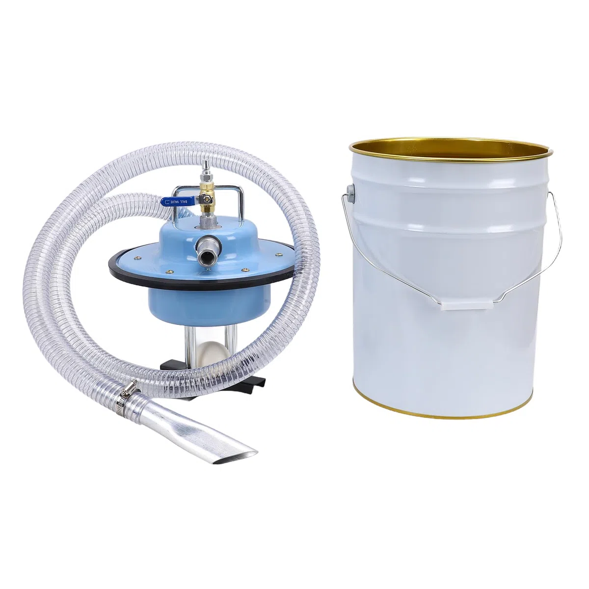Aspirapolvere Industriale Pneumatico in Acciaio Inossidabile Aspirapolvere Umido e Secco 20L Alimentato Ad Aria Compressa 0,63 MPa elettricità Necessaria per l'officina