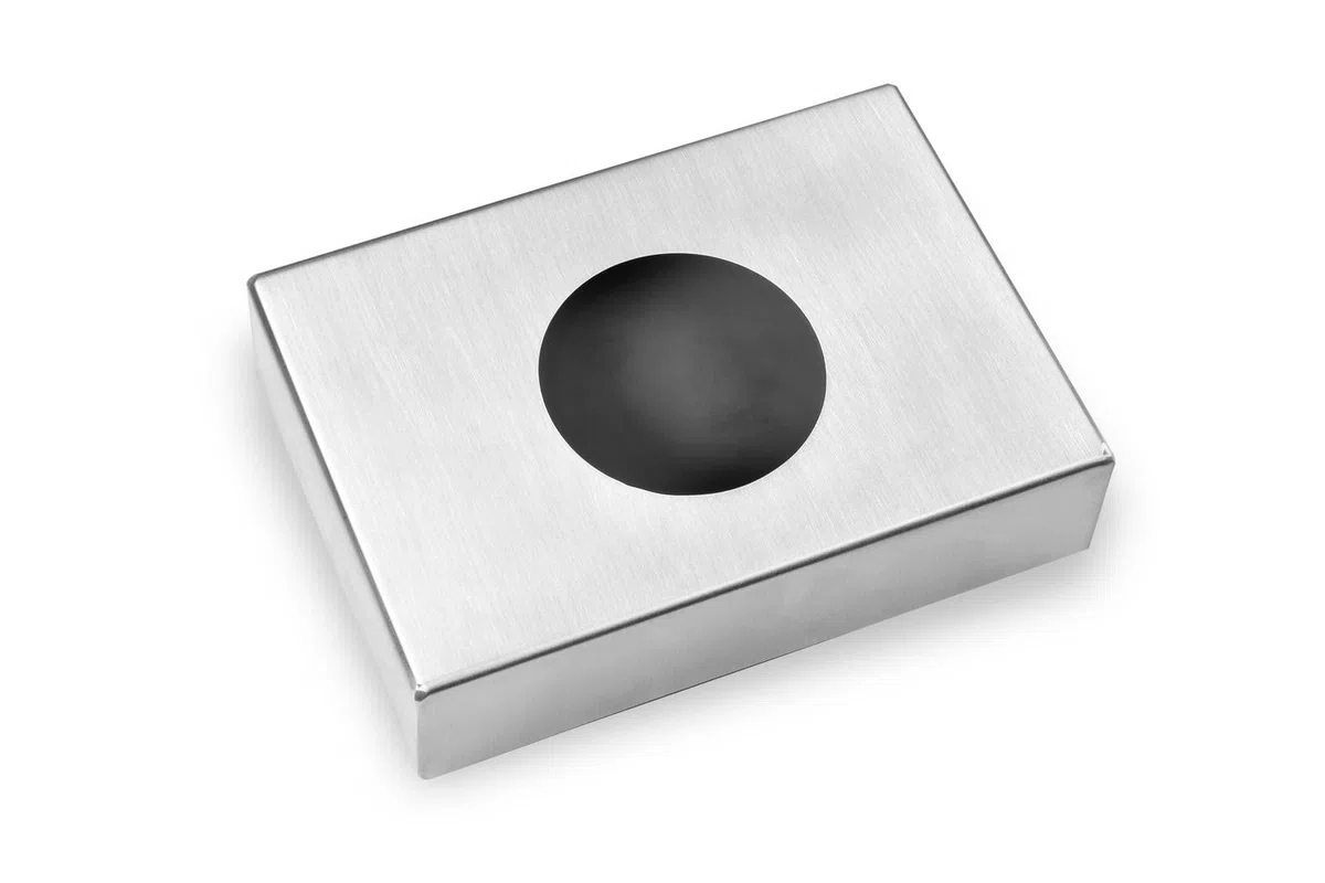 SemyTop ® Dispenser di sacchetti igienici, in acciaio inox, 89 x 128 x 31 mm, supporto di alta qualità per sacchetti igienici, dispenser di sacchetti igienici con kit di montaggio, sacchetti igienici