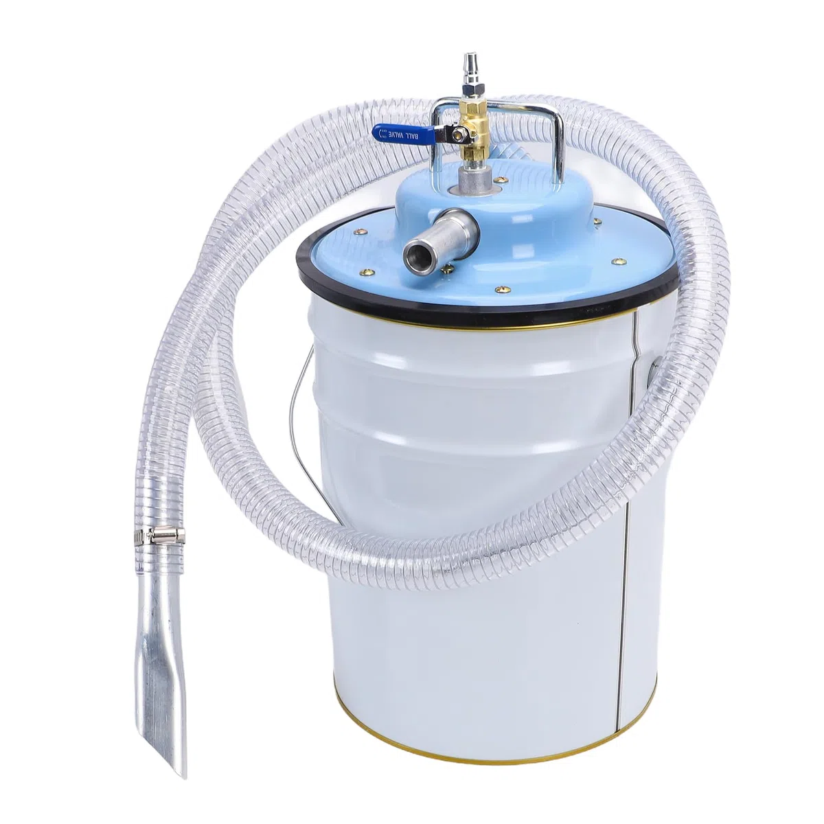 Tnfeeon Aspirapolvere per Liquidi e Liquidi, in Acciaio Inox, per Negozio, Vac, 20 L, di Grande capacità, Forte Aspirazione, a Basso Rumore, per la Pulizia dell'auto, Officine, Fabbriche, Olio,
