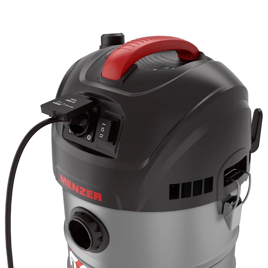 MENZER Aspiratore di Sicurrezza (Aspiratore a Umido/a Secco) VCL 330 Antistatic, Attrezzatura Antistatica Completa, Classe di Polvere L, 30 Litri