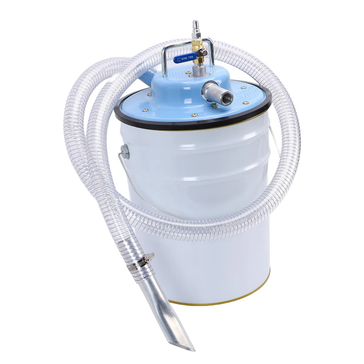 Tnfeeon Aspirapolvere per Liquidi e Liquidi, in Acciaio Inox, per Negozio, Vac, 20 L, di Grande capacità, Forte Aspirazione, a Basso Rumore, per la Pulizia dell'auto, Officine, Fabbriche, Olio,
