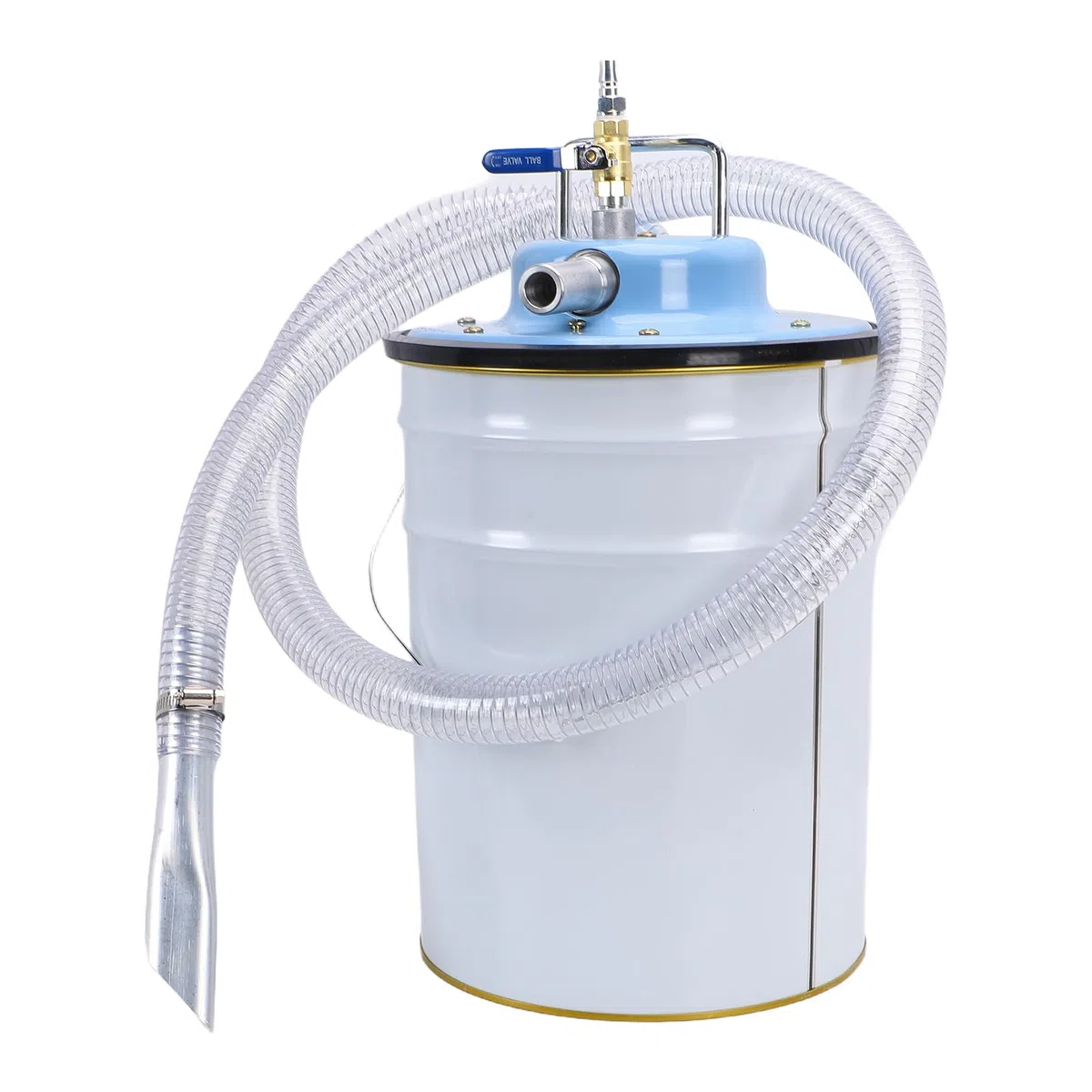 Tnfeeon Aspirapolvere per Liquidi e Liquidi, in Acciaio Inox, per Negozio, Vac, 20 L, di Grande capacità, Forte Aspirazione, a Basso Rumore, per la Pulizia dell'auto, Officine, Fabbriche, Olio,
