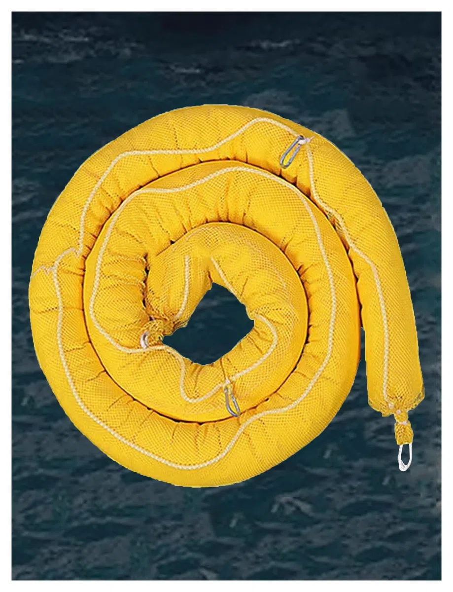 Boom di fuoriuscita di Petrolio, respinge Il calzino Assorbente dell'Acqua, Il meltblown del Polipropilene, Il Recupero Veloce dell'olio per la Pulizia Marina e della Terra, 7.6x120cm