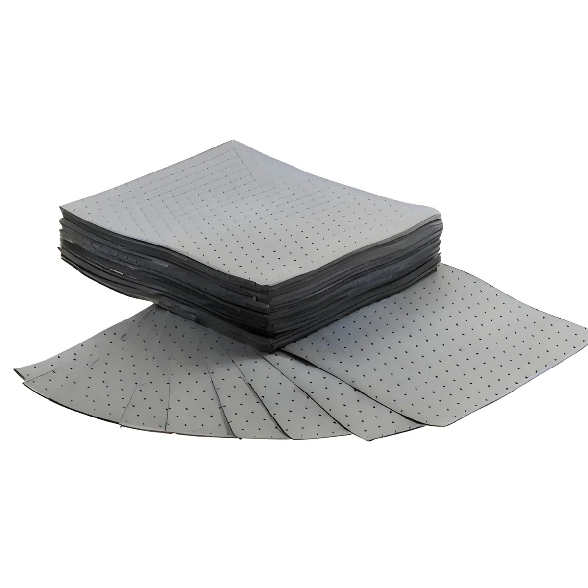 Bricoloco - Tappetini assorbenti per acqua, oli, idrocarburi e altri liquidi | Assorbitore triplo strato anti pelucchi. Foglia di 50x40 cm assorbe fino a 1/2 litro di liquido (100, 50x40 cm.)