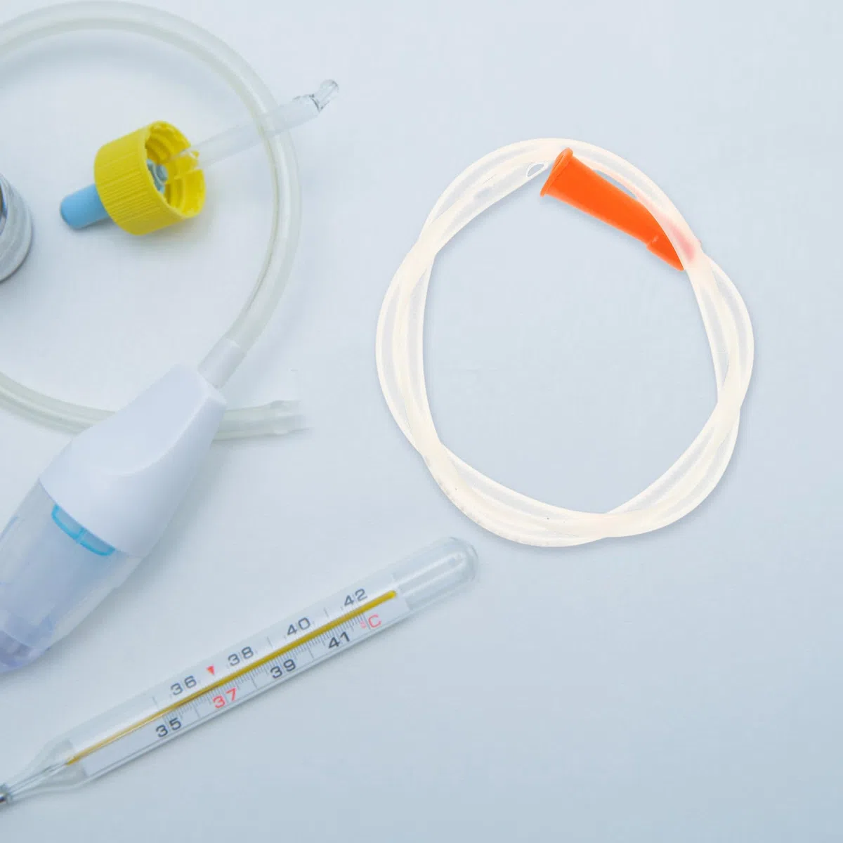 OUNONA Tubo di aspirazione monouso per espettorato 18,50 in lunghezza morbido catetere di aspirazione per adulti e bambini, tubo di aspirazione dell'espettorato medico compatibile con aspiratori