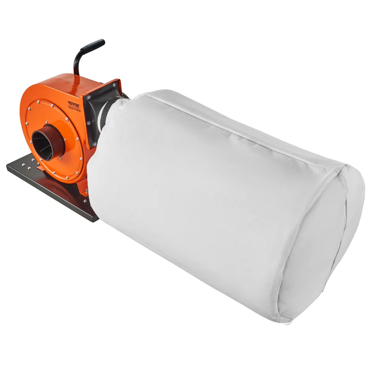VEVOR Aspiratore Polveri, Flusso d'Aria 1HP 460 CFM, Aspiratore Polveri Rotante Sacco 21 Galloni, Filtrazione a Sacco da 2,5 Micron, Contenitore Mobile per Polvere di Legno per Officina Industriale