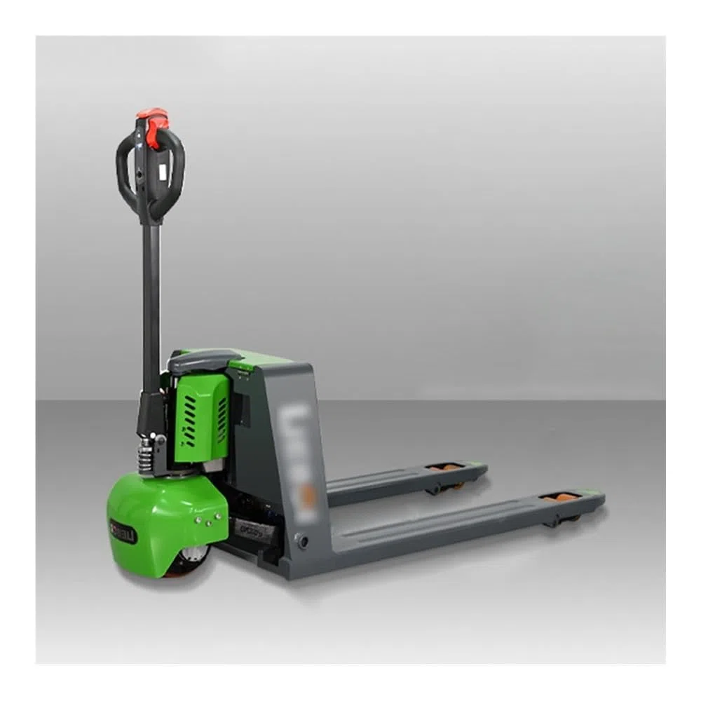 Transpallet Sollevatore for pallet elettrico con impugnatura multifunzione Carrello sollevatore for pallet con potenza al litio Capacità di 3300 libbre Alimentato con batteria al litio Cric per pallet