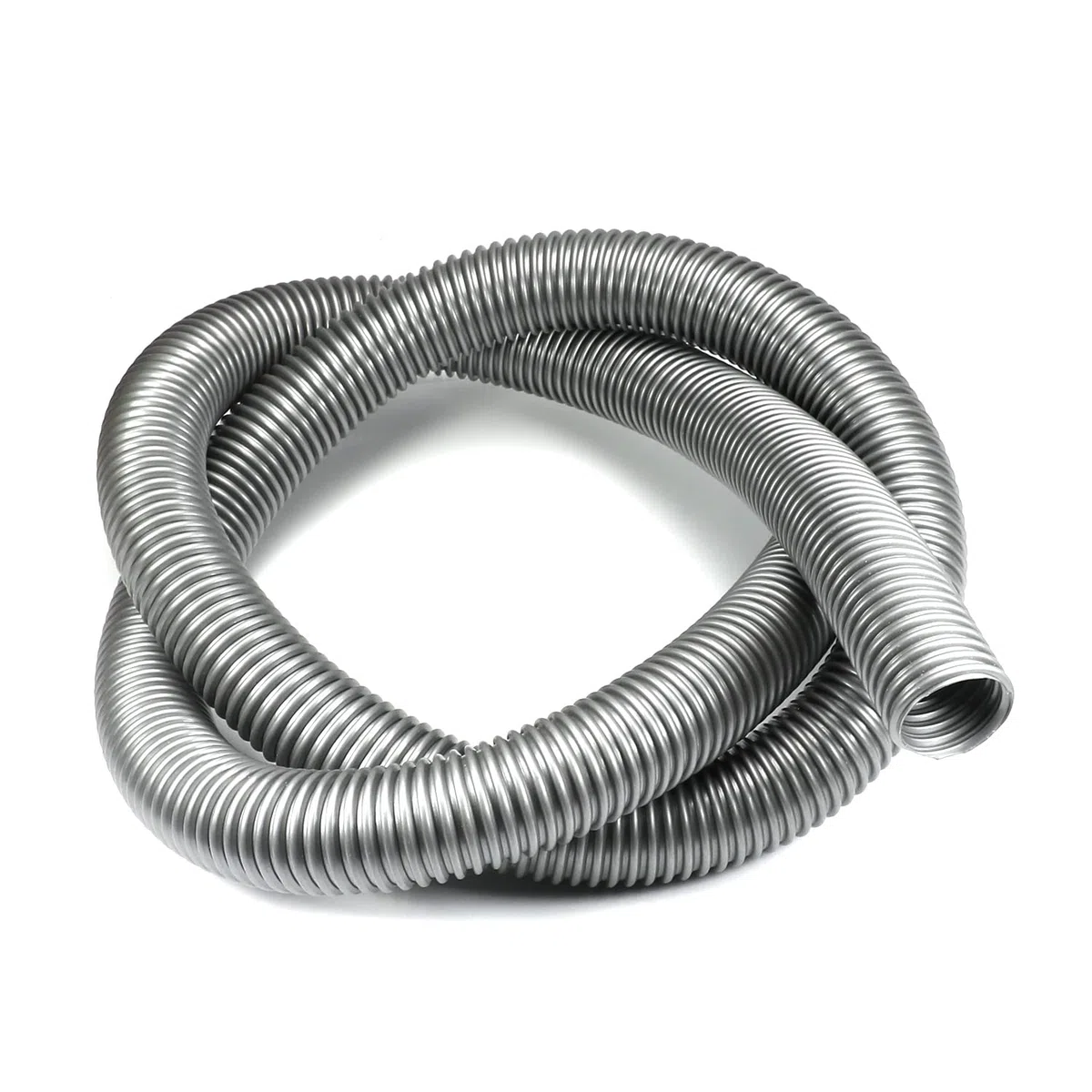 Othmro 1 tubo flessibile filettato resistente, 35 mm x 42 mm x 2000 mm, tubo flessibile in EVA, tubo centrale per aspirapolvere, accessorio per aspirapolvere industriale, grigio
