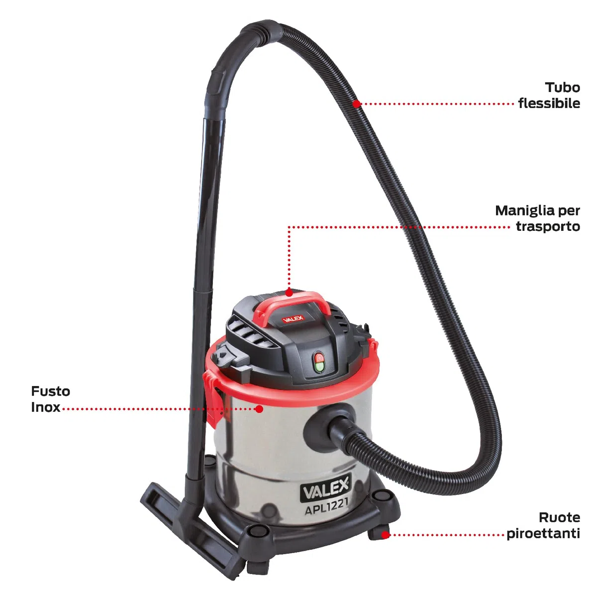Valex Aspiratore Polvere E Liquidi Apl1221