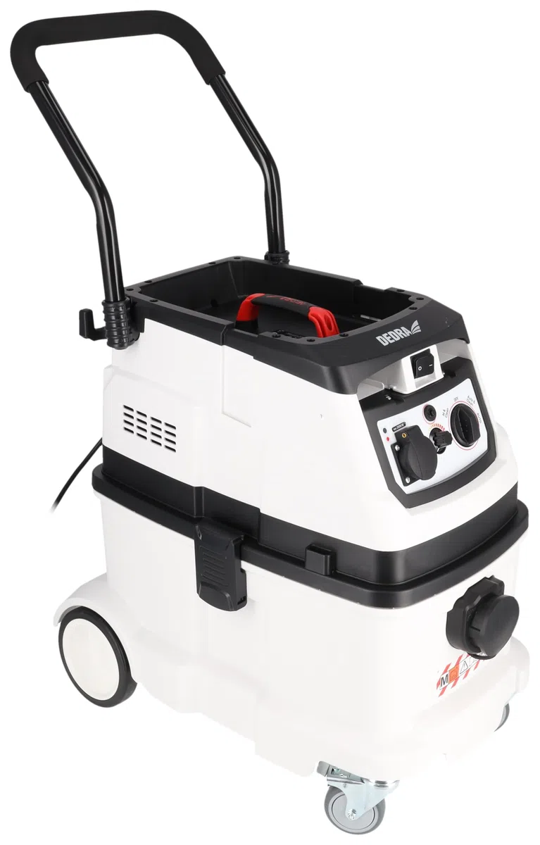 DEDRA Aspirapolvere con funzione di pulizia automatica del filtro DED6609, sistema di filtraggio autopulente, classe di filtro M, regolazione della potenza di aspirazione, capacità serbatoio: 40 l
