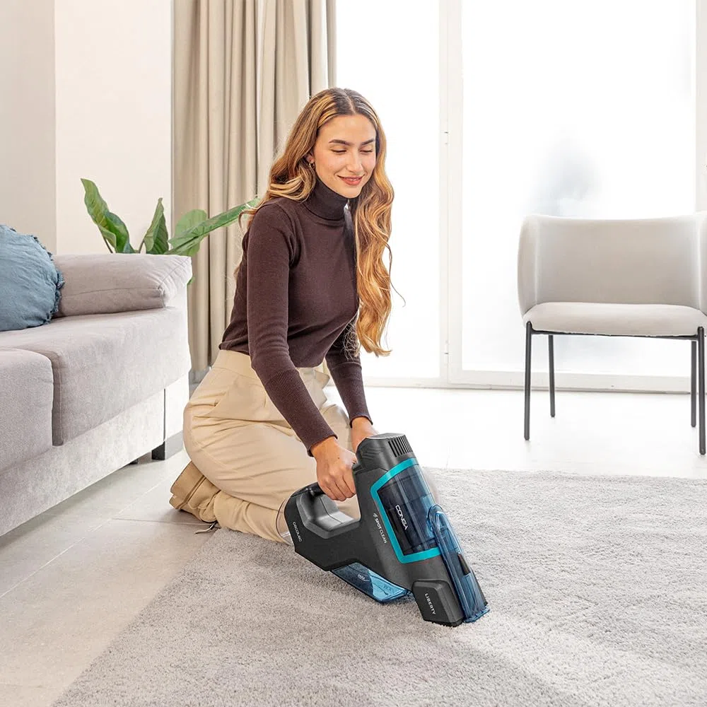 Cecotec Aspirapolvere Tapicerias Conga Hand Carpet&Spot Clean 2500 50W 3 in 1 ;Aspirapolvere Pulito e Aspira, Liquidi e Solidi, 2 Serbatoi da 350 ml di Acqua sporca e pulita, Autonomia 25 min