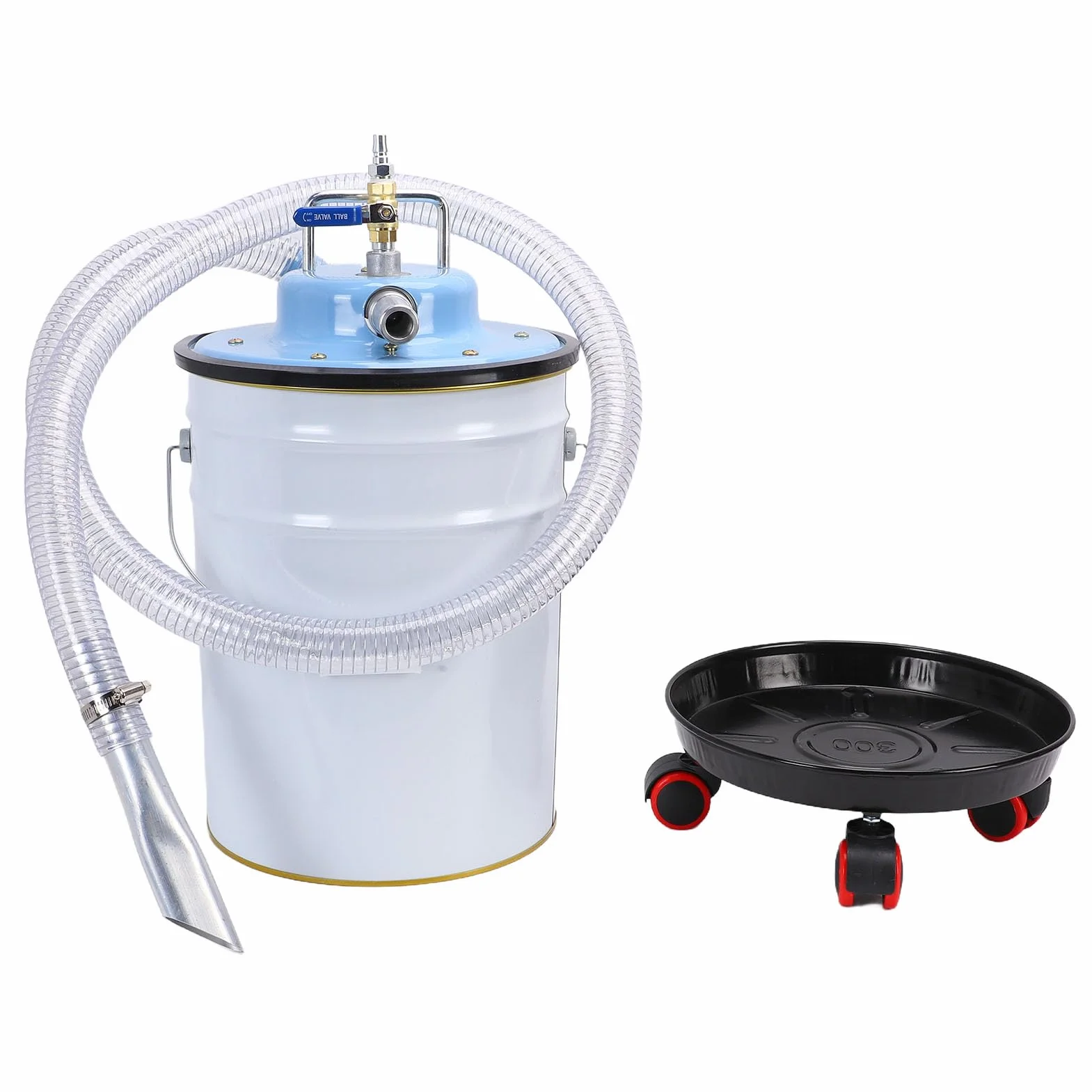 Aspirapolvere Pneumatico, Acciaio Inossidabile 20L