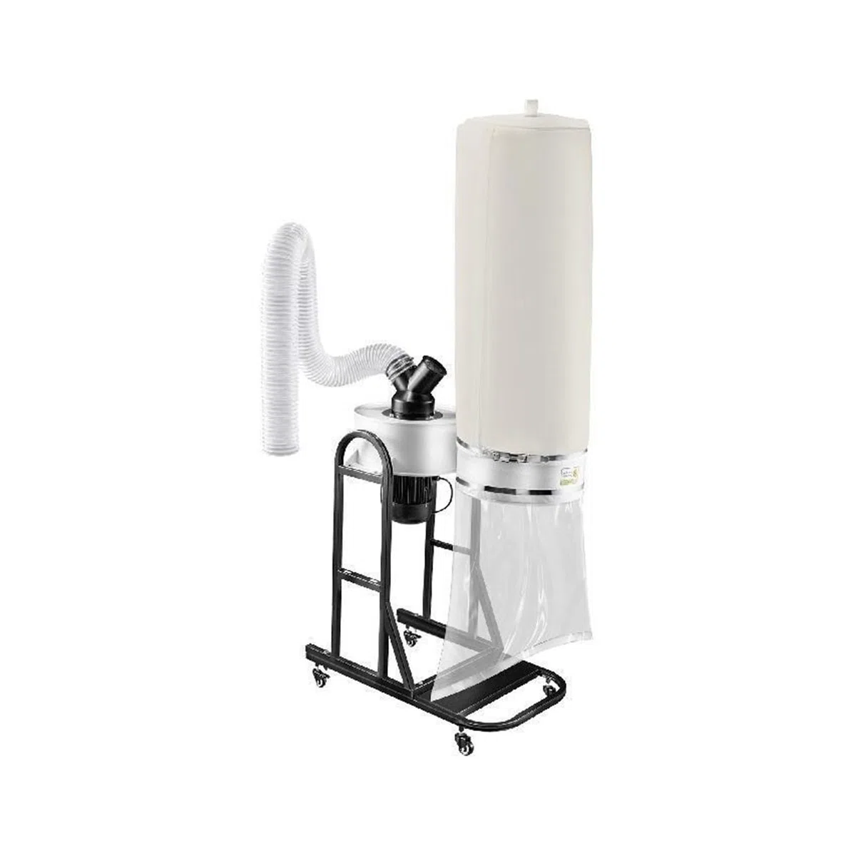 1.5HP Base Mobile Industriale Lavorazione Del Legno Pulitore Multifunzione Ciclone Collettore di Polveri 13Gal Impianto di Rimozione Della Polvere