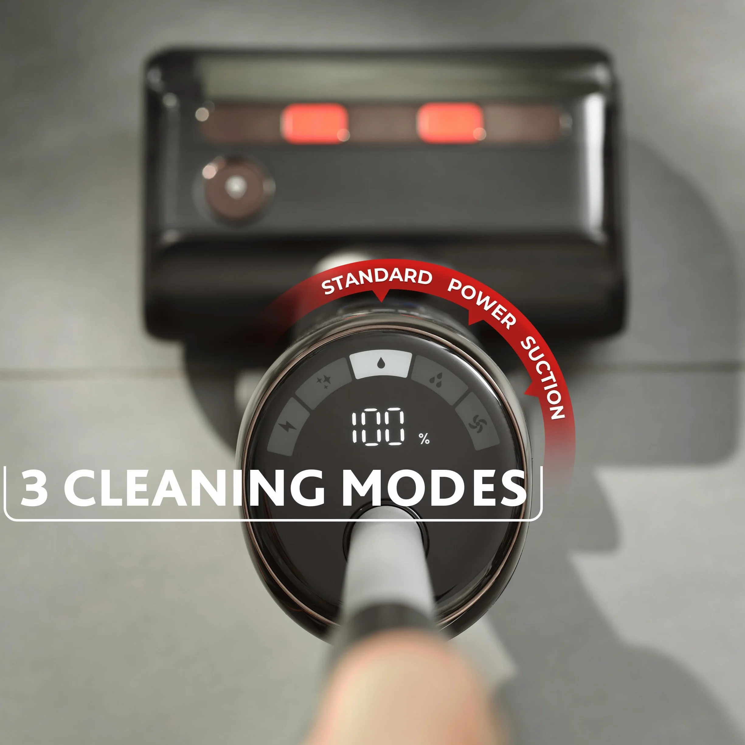 Vileda PureClean S5 - Aspirapolvere a secco con accessori (2 rotelle, 2 filtri), senza fili a batteria con doppio serbatoio e separazione dell'acqua al 100%, leggero, per tutti i pavimenti, 180 m² con
