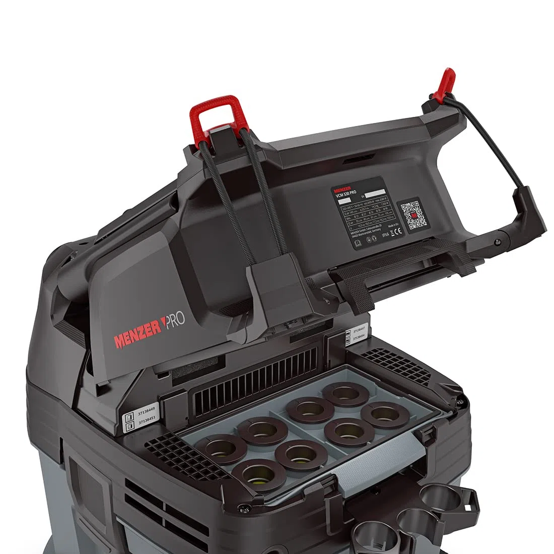MENZER Aspiratore Industriale di Sicurezza VCM 530 PRO Wood, Classe di Polvere M, 30 L.