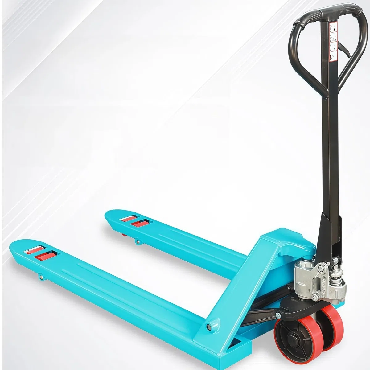 Transpallet Sollevatore for Pallet Manuale con Rilascio del Pedale della Maniglia for attività di Trasporto in Magazzino(Piccolo)