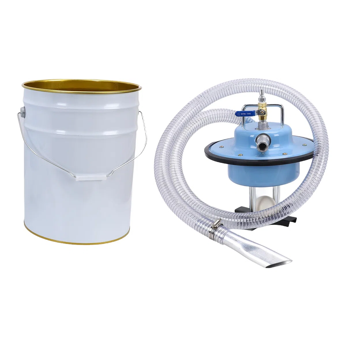 Aspirapolvere Industriale Pneumatico in Acciaio Inossidabile Aspirapolvere Umido e Secco 20L Alimentato Ad Aria Compressa 0,63 MPa elettricità Necessaria per l'officina
