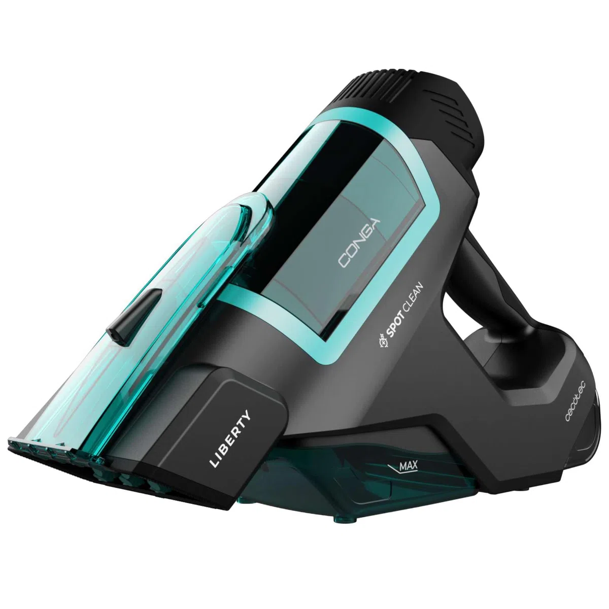 Cecotec Aspirapolvere Tapicerias Conga Hand Carpet&Spot Clean 2500 50W 3 in 1 ;Aspirapolvere Pulito e Aspira, Liquidi e Solidi, 2 Serbatoi da 350 ml di Acqua sporca e pulita, Autonomia 25 min