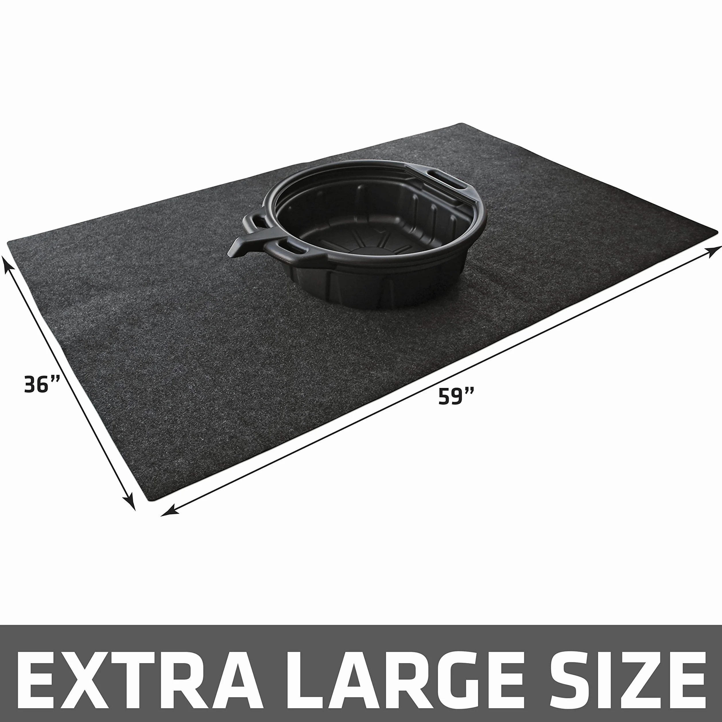 Drymate Tappetino antigoccia per Olio XL (36 "x 60"), Tappetino per Olio Assorbente Premium - Riutilizzabile/Durevole/Impermeabile - Il Cuscinetto dell'olio Contiene liquidi