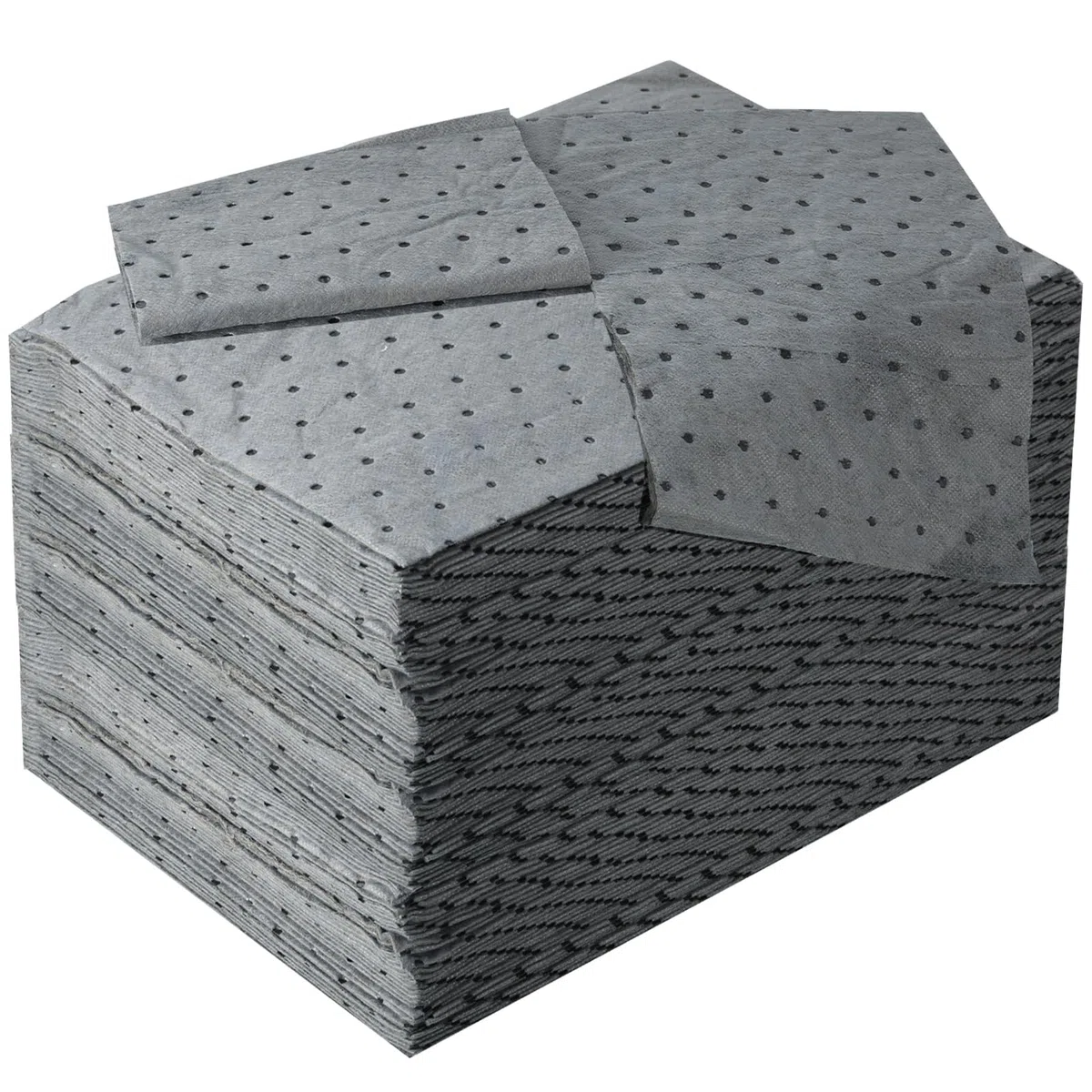 Confezione da 50 tappetini assorbenti universali, 25 x 33 cm, assorbenti per olio, acqua, schizzi, per uso generico, assorbimento rapido, per olio, liquidi a base d'acqua, per casa, garage, cantina